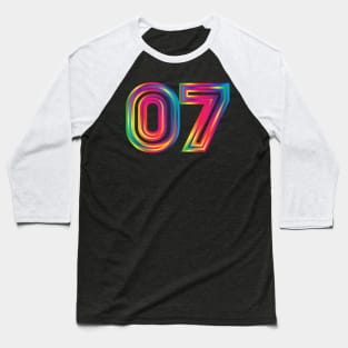 07 spectrum outline Baseball T-Shirt